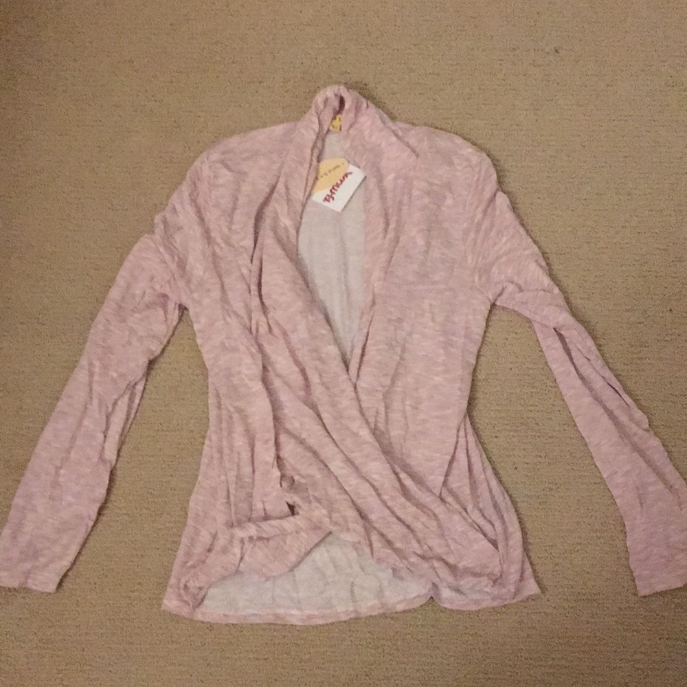 Mesh+Lace cross front top, NWT
